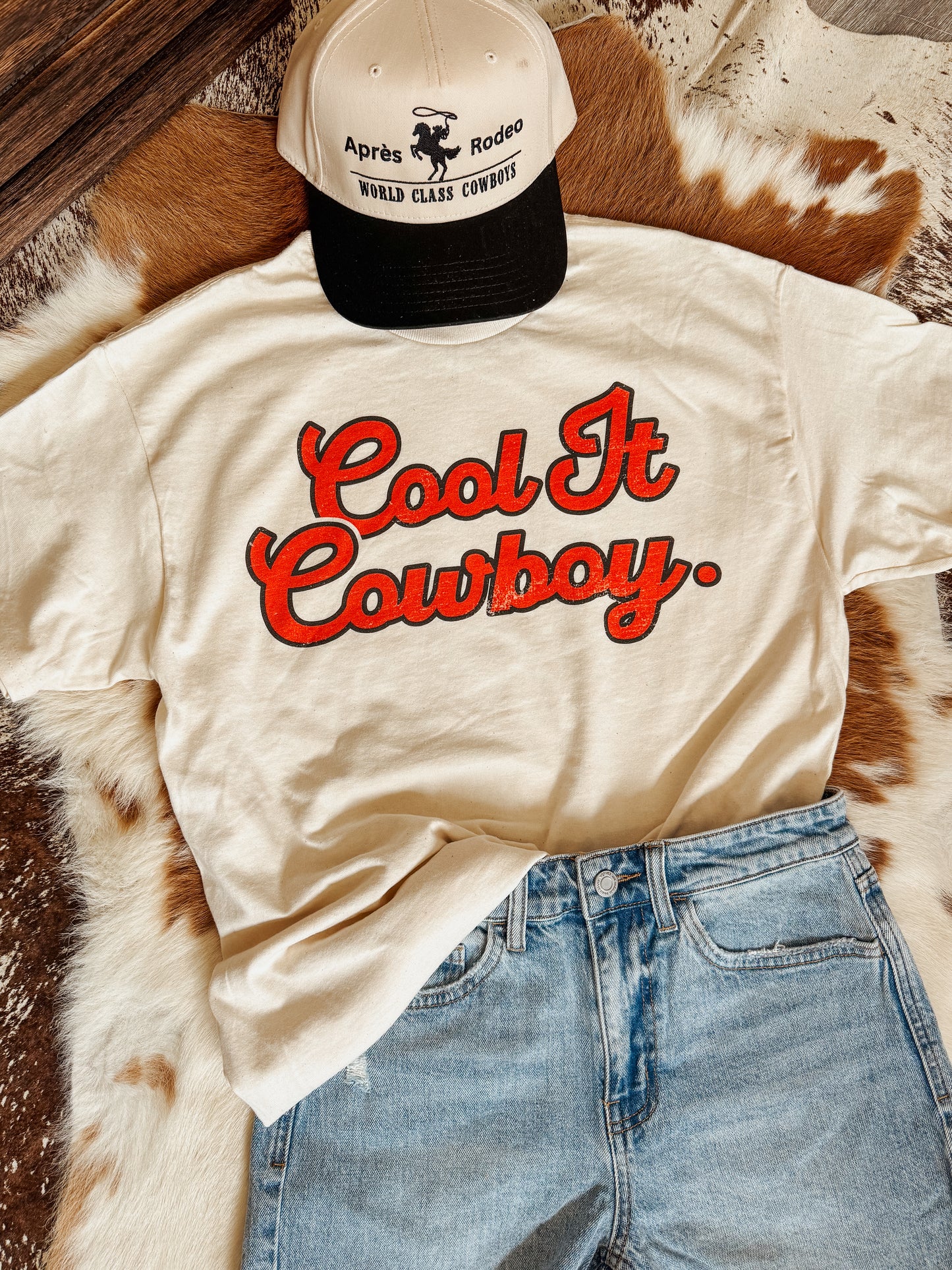 Cool It Cowboy Oversized Tee