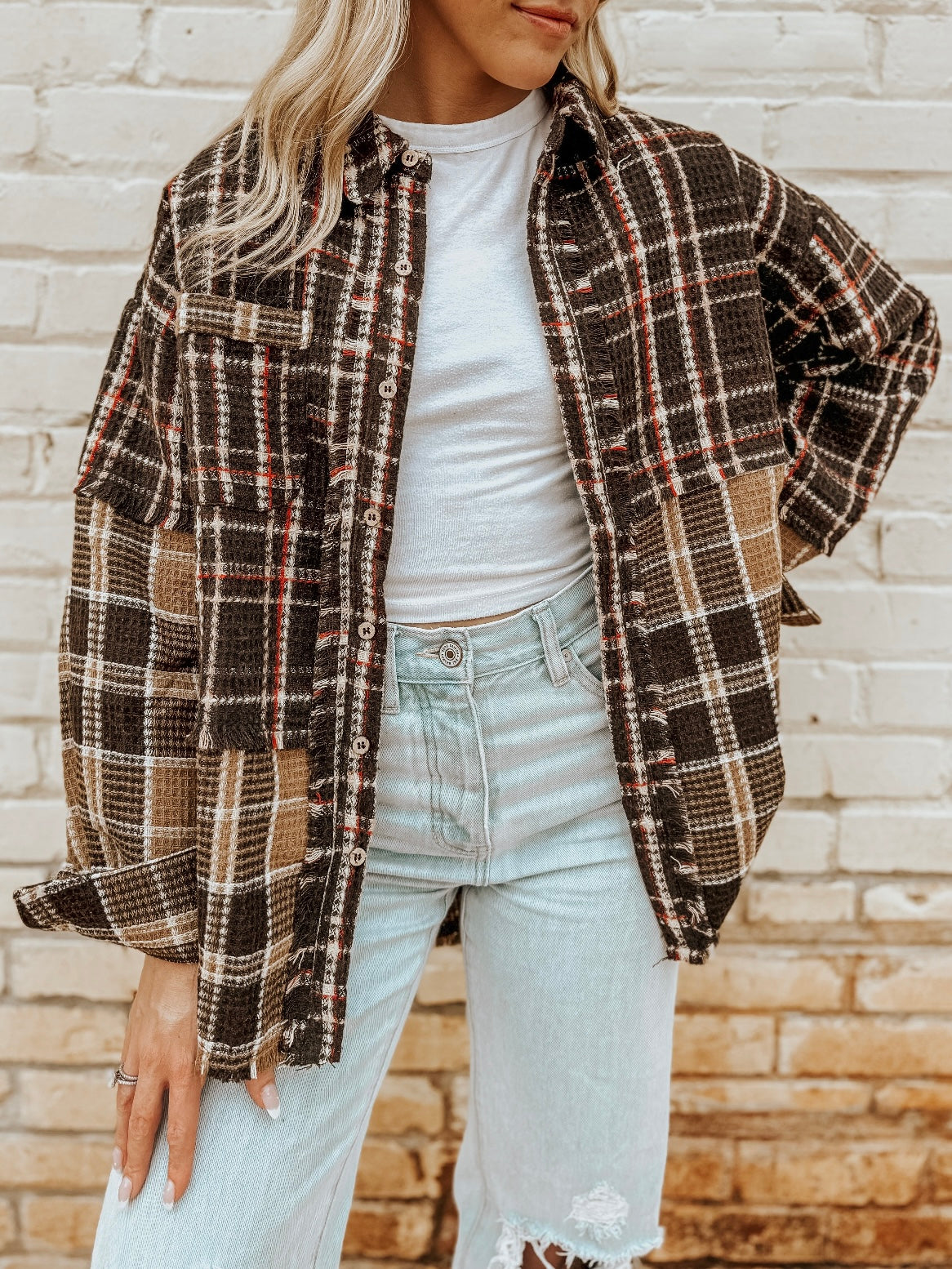 Teddy Brown Oversized Shacket