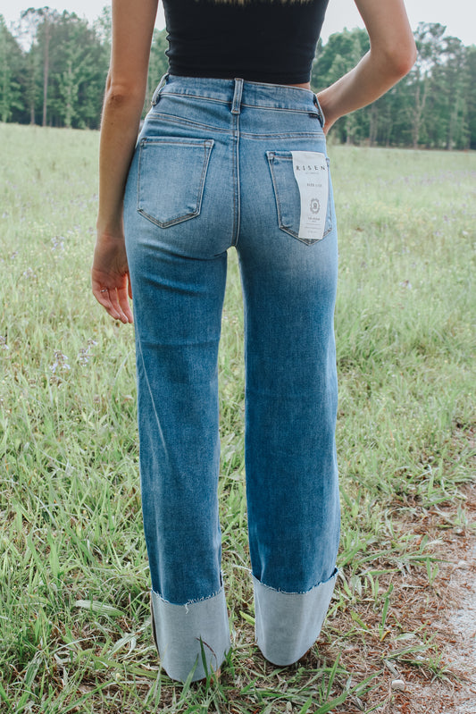 The Hudson Cuffed Jeans