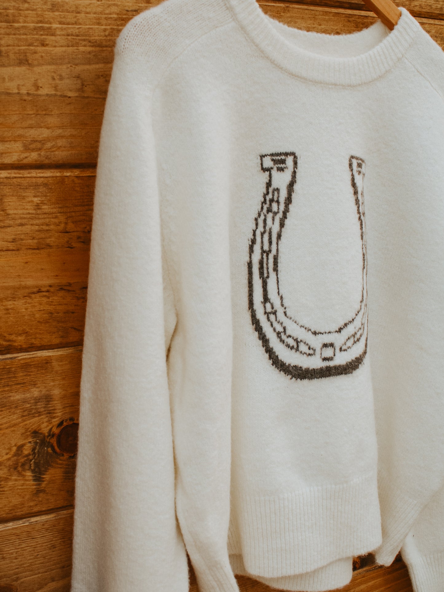 Lucky Charm Horseshoe Sweater