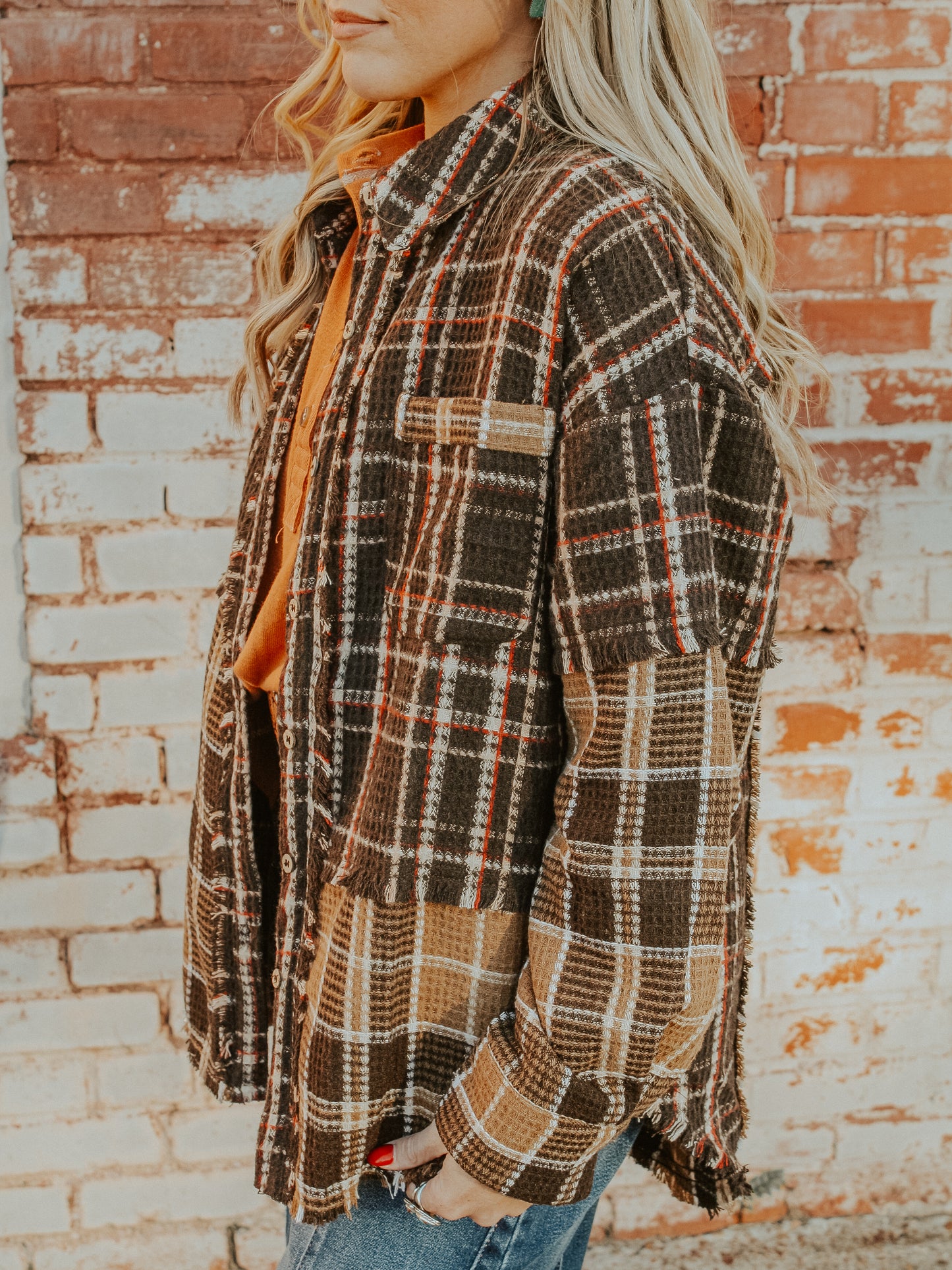 Teddy Brown Oversized Shacket