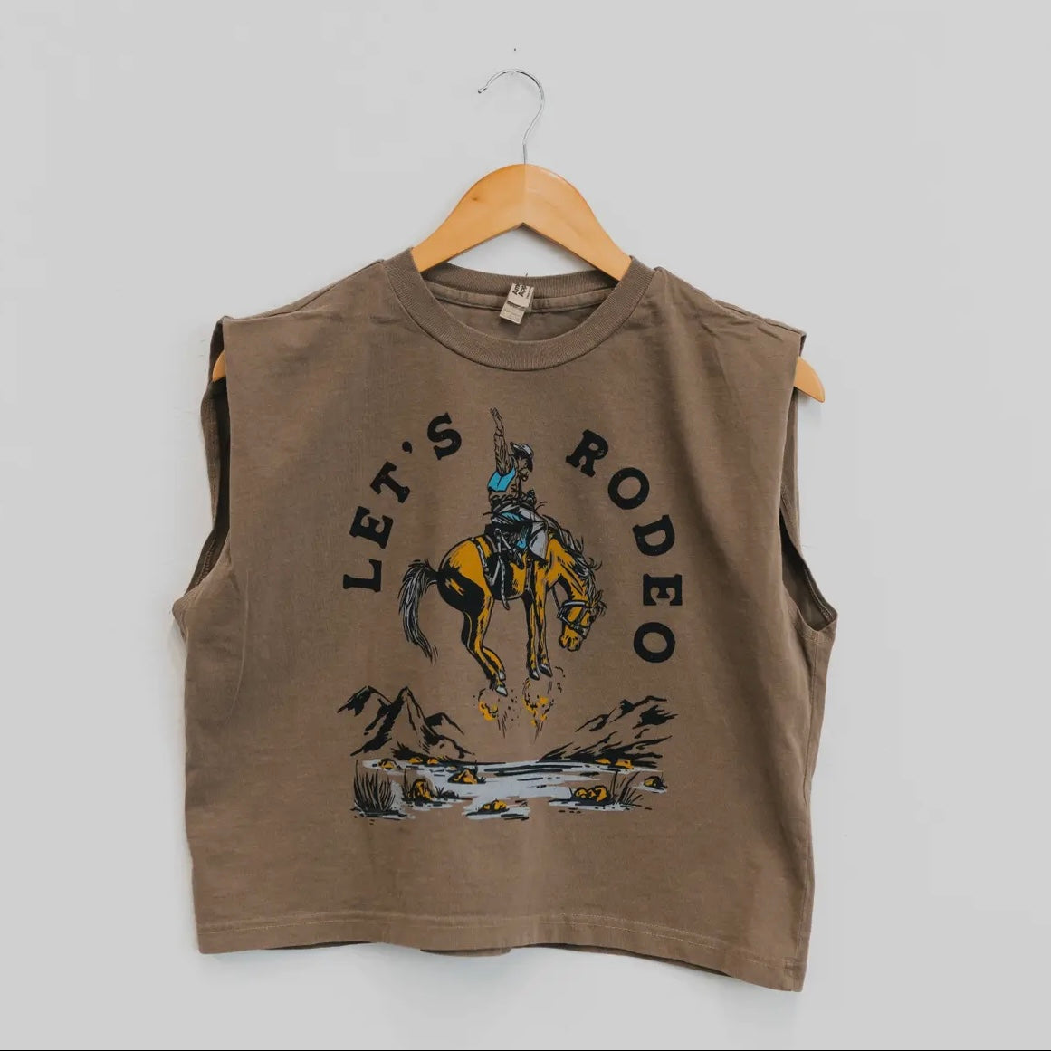 Let's Rodeo Muscle Tee