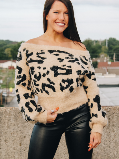 The Rachel Leopard Sweater