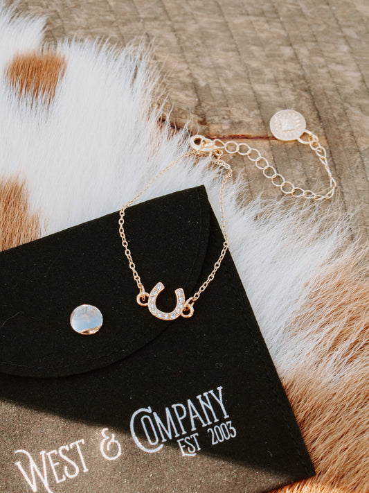 Desert Gold Horseshoe Bracelet