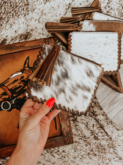 Cowhide Coin Purse