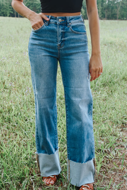 The Hudson Cuffed Jeans