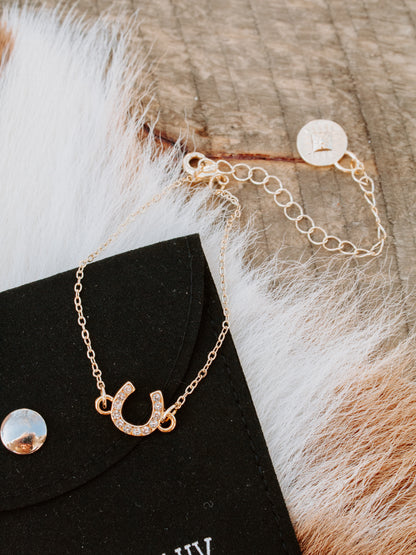 Desert Gold Horseshoe Bracelet