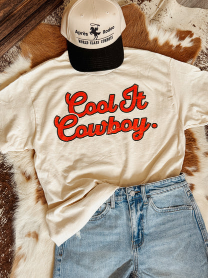 Cool It Cowboy Oversized Tee