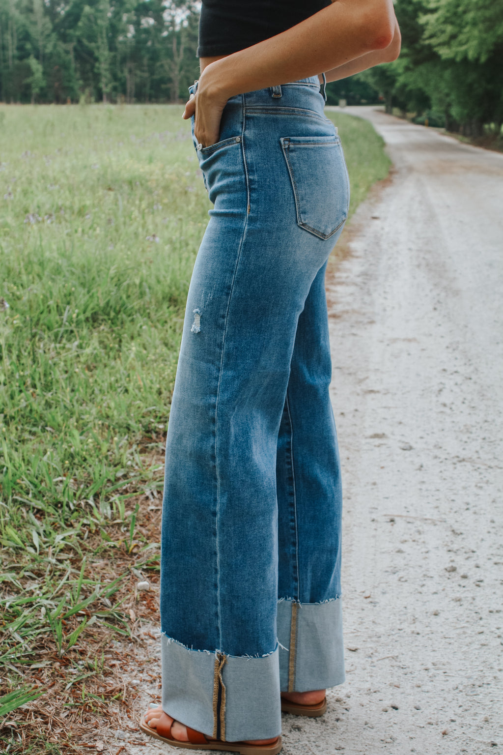 The Hudson Cuffed Jeans