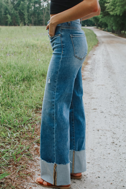 The Hudson Cuffed Jeans