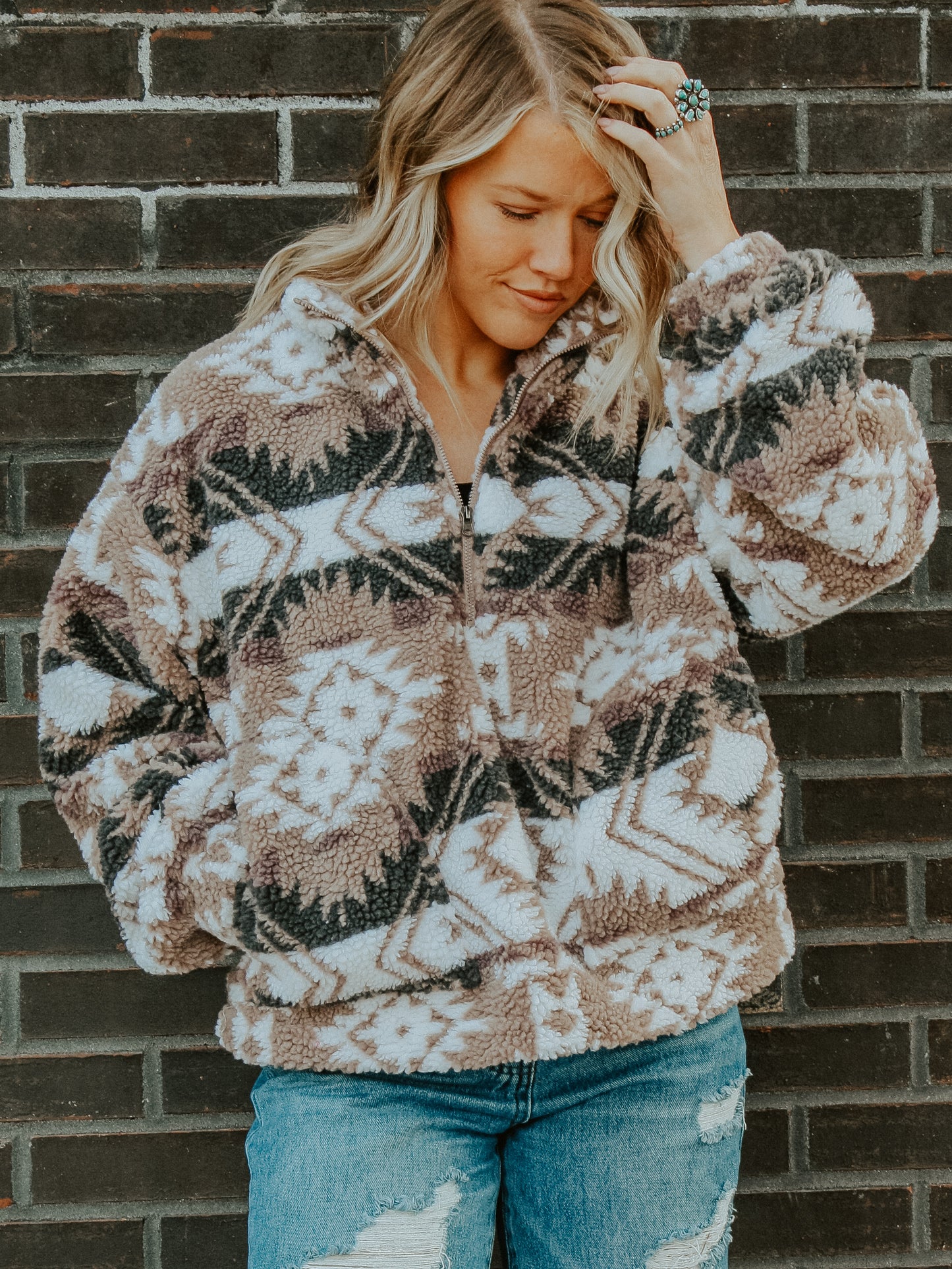 The Southwest Sherpa Pullover – 85 Down South