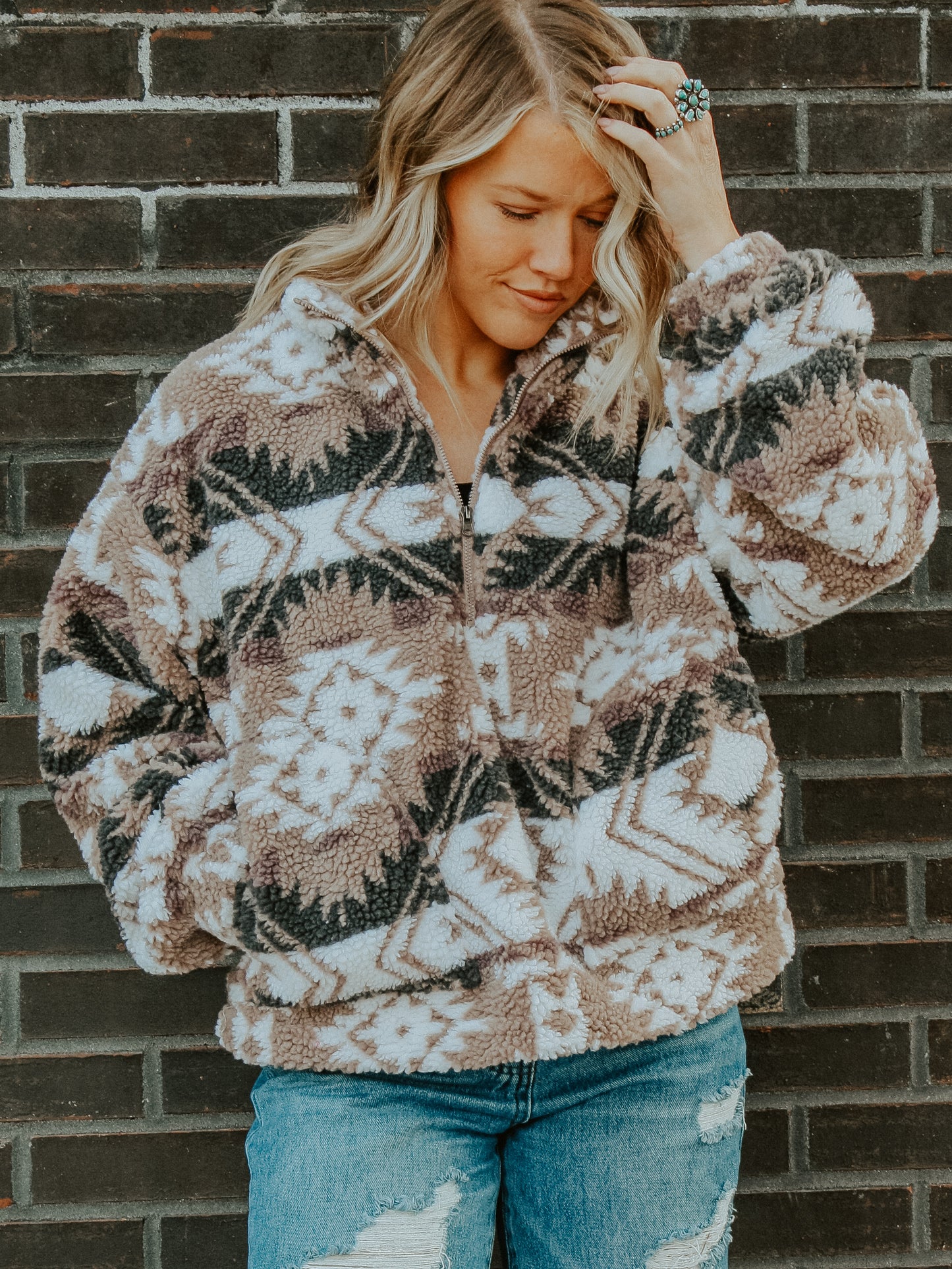 The Southwest Sherpa Pullover