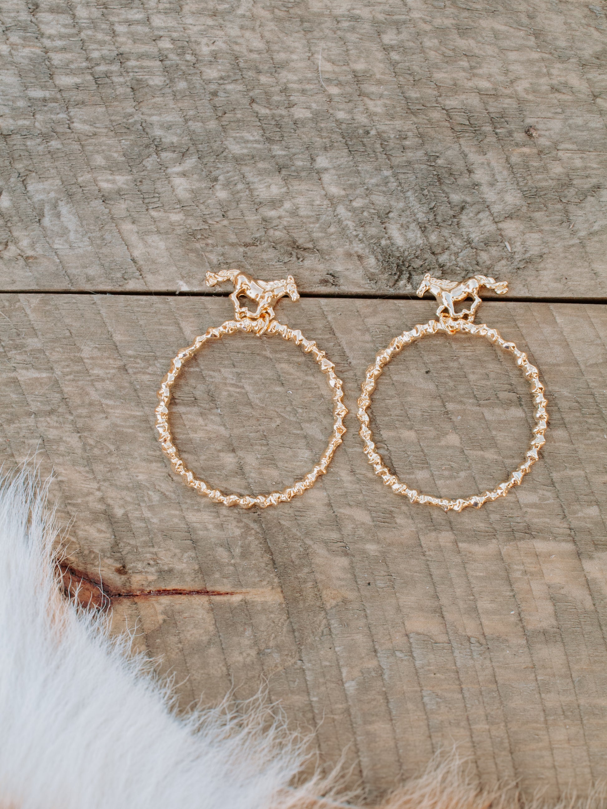 Buckin 18K Gold Plated Earrings