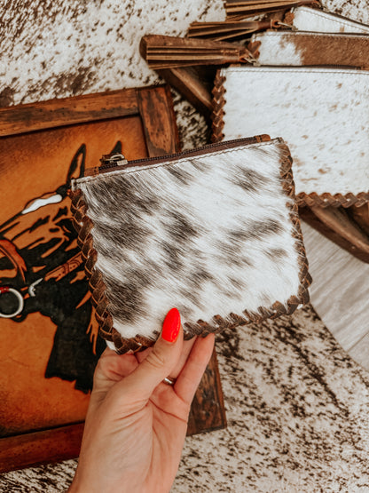 Cowhide Coin Purse