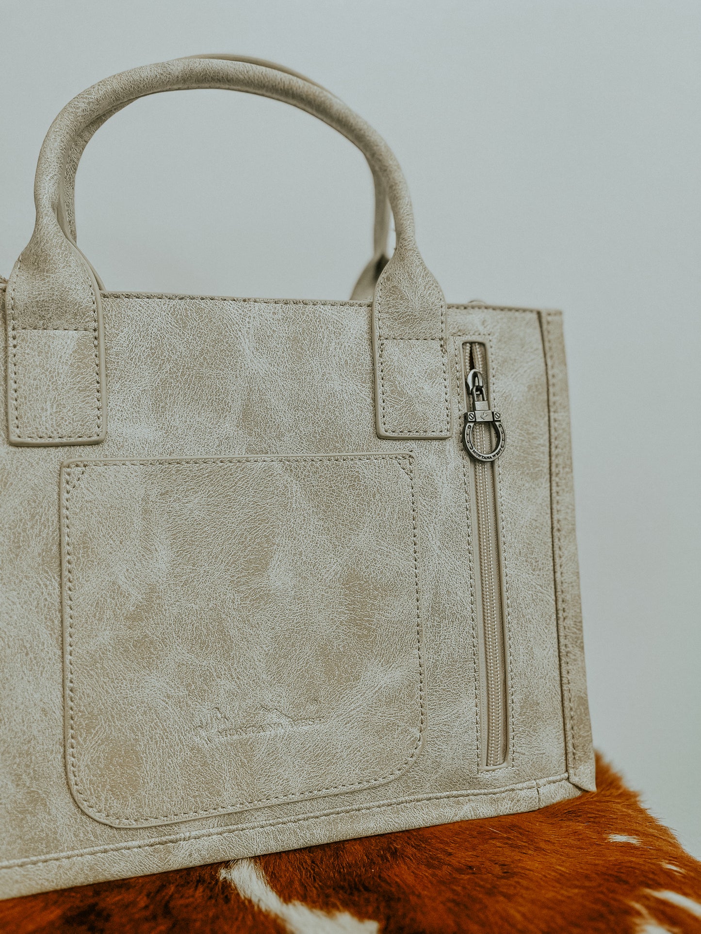 The Boot Stitch Purse + Wallet: Cream