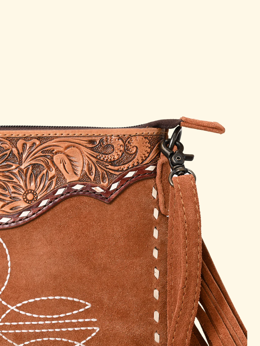 Boot Stitch Crossbody Purse