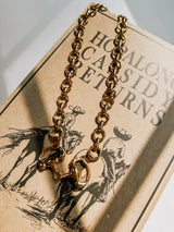 Gold Horse Bit Necklace - Western Statement Jewelry