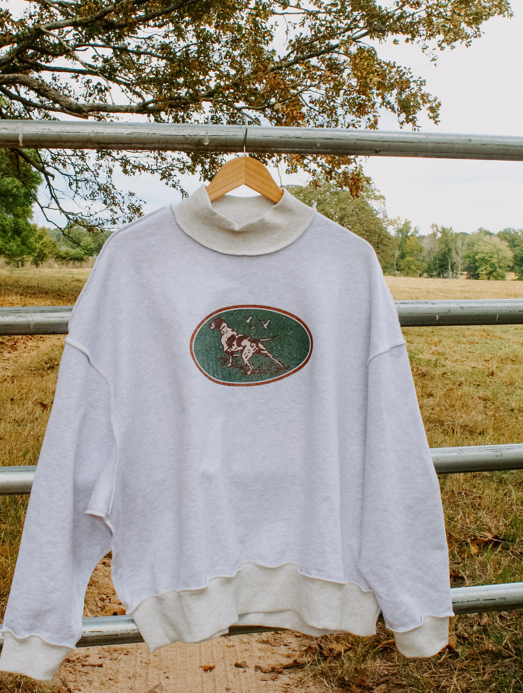 Field Days Mock Neck Crewneck