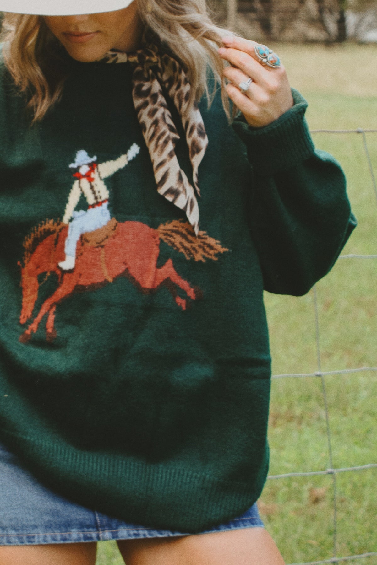Yippee Ki Yay Knit Sweater