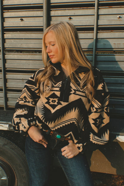 The Desert Sand Half Zip Pullover