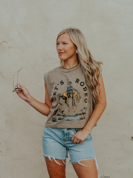 Let's Rodeo Muscle Tee