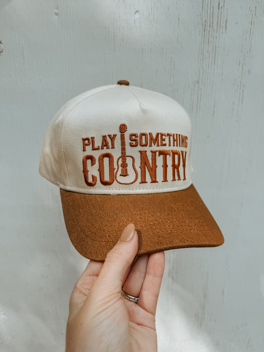 Play Something Country Vintage Trucker Hat