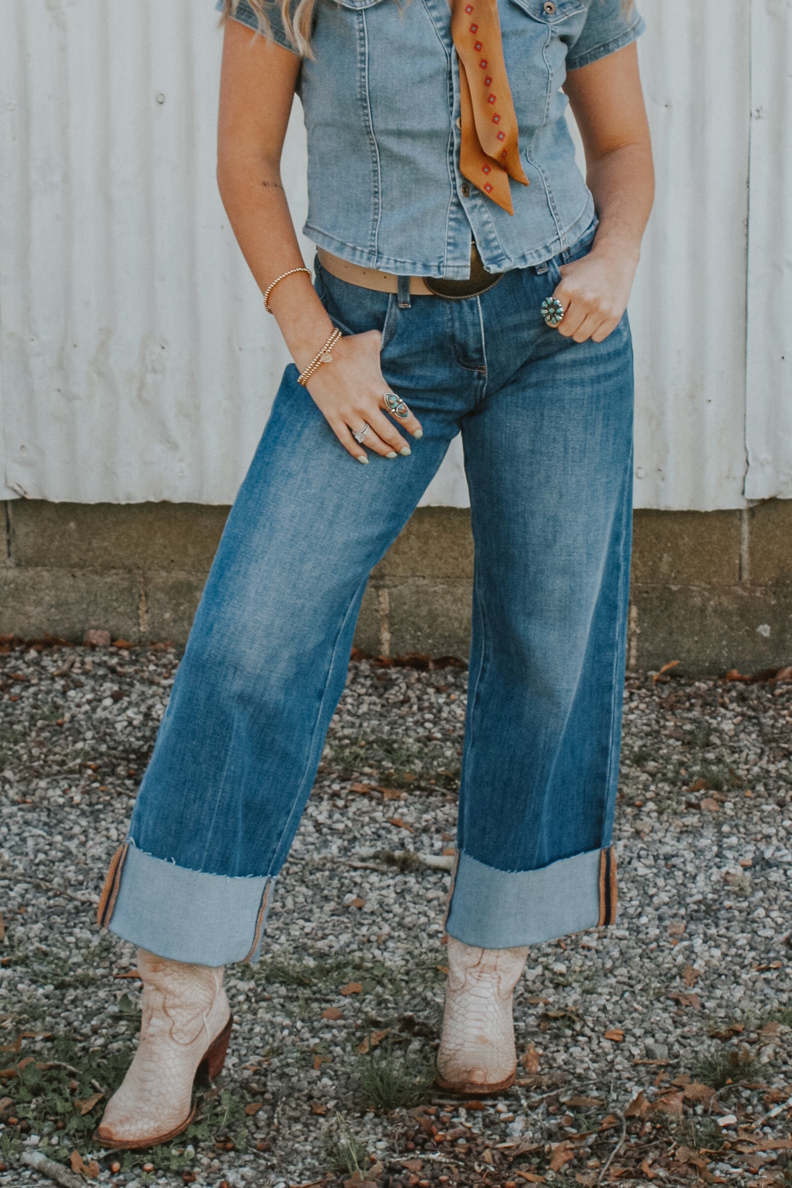 The Cheyenne Cuffed Jeans