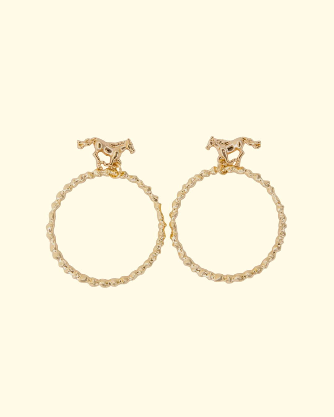 Buckin 18K Gold Plated Earrings