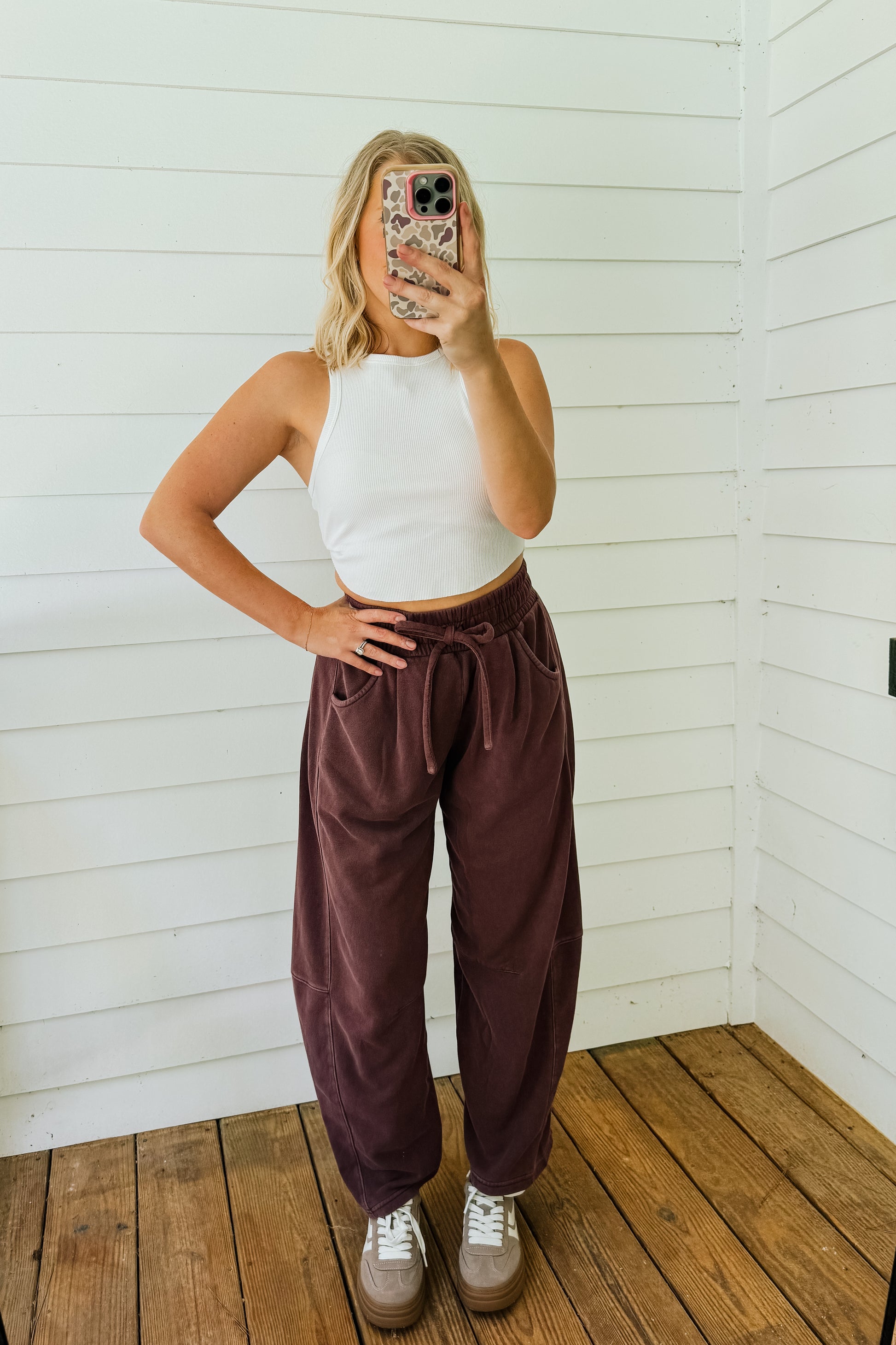 Coffee Run Barrel Sweatpants