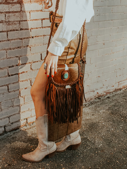 It Girl Cowhide Crossbody Bag