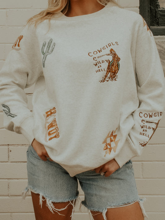 Wild Cowgirl Sweatshirt