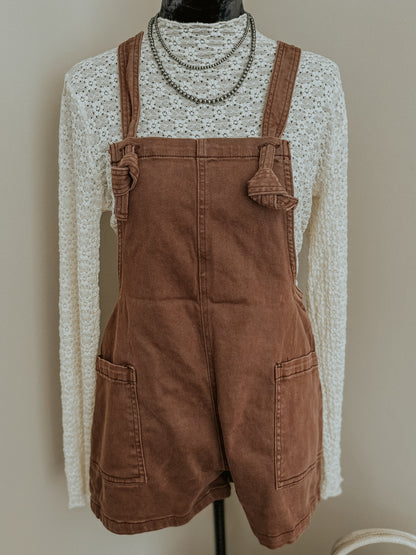 Never Better Mocha Romper