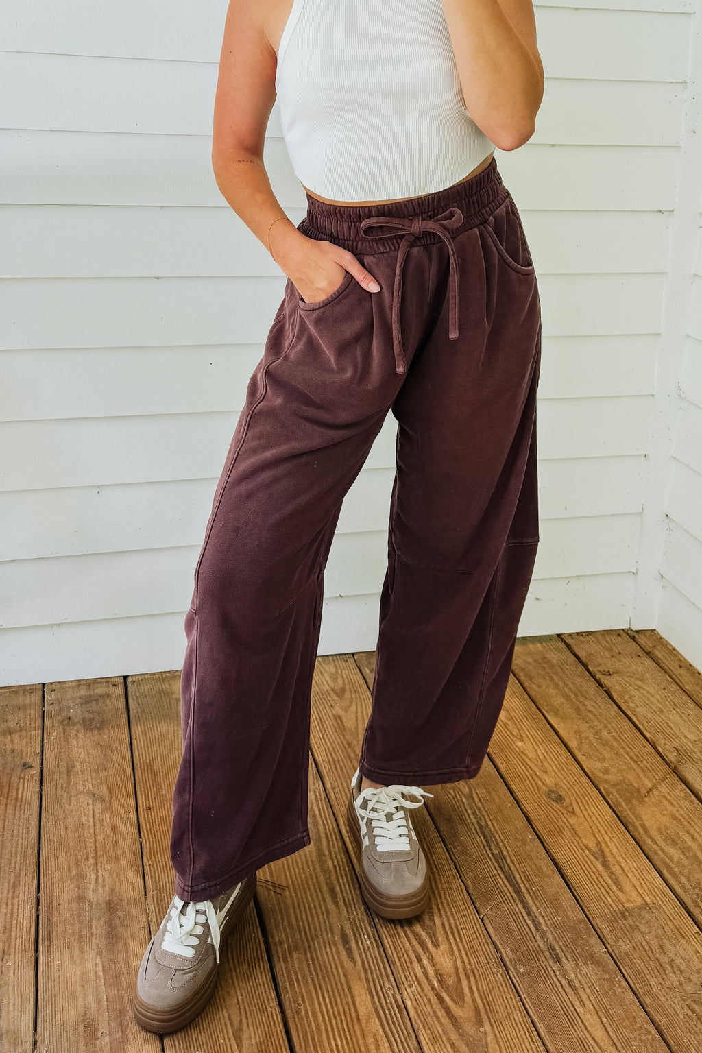 Coffee Run Barrel Sweatpants