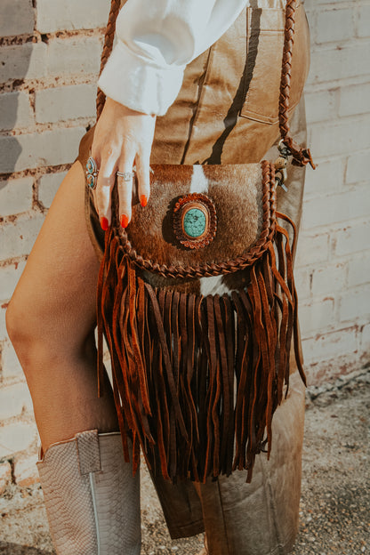 It Girl Cowhide Crossbody Bag