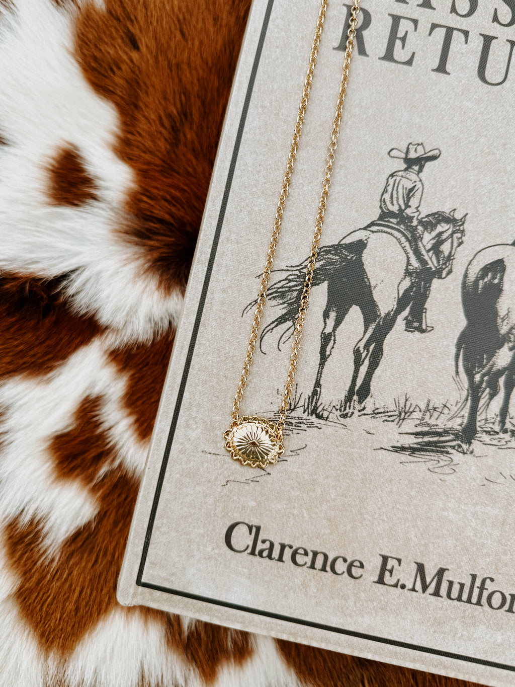 Golden Mesa Concho Necklace