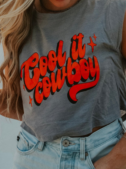 Cool it Cowboy Muscle Tee