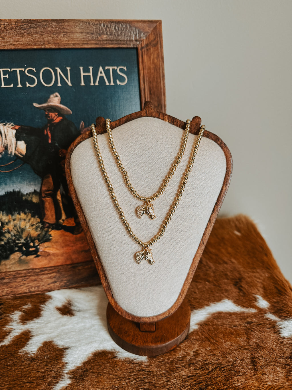 Horsin' Around Western Pendant Necklace