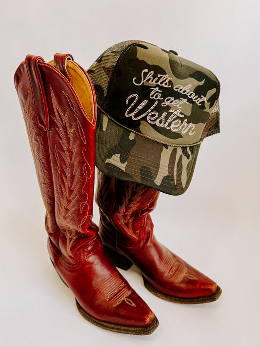 About To Get Western Hat