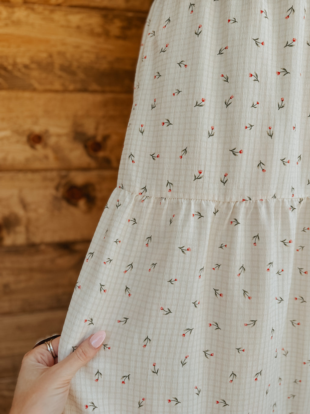 Musgrave Tiered Gingham Maxi Skirt