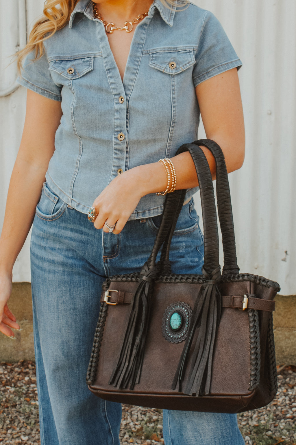 Sedona Turquoise Leather Purse