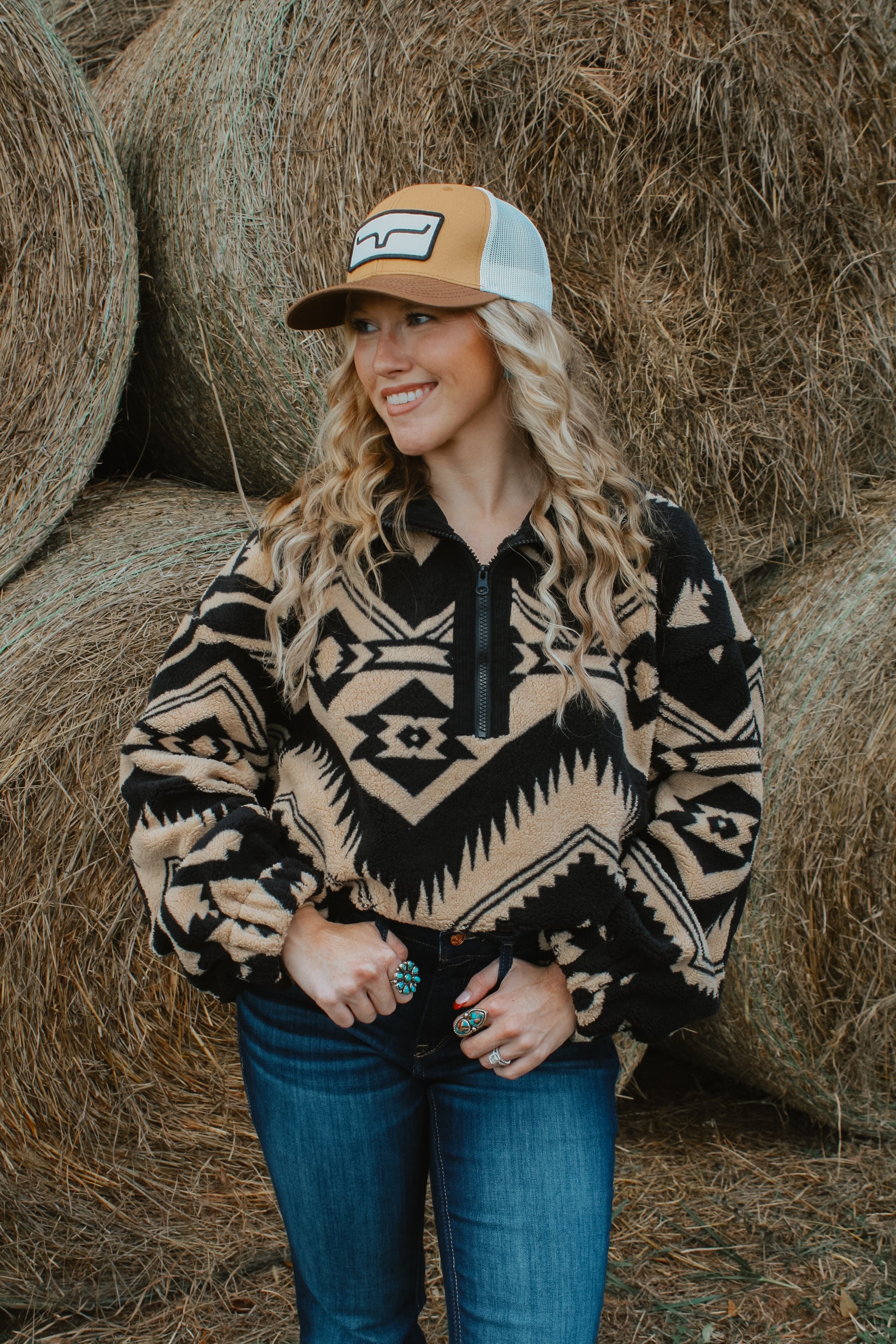 High Desert Aztec Half Zip