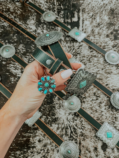 Turquoise Concho Belt