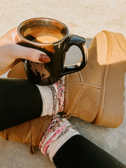 Aztec Cozy Crew Socks