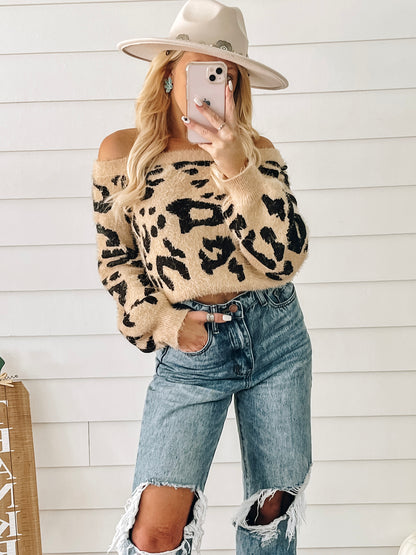 The Rachel Leopard Sweater